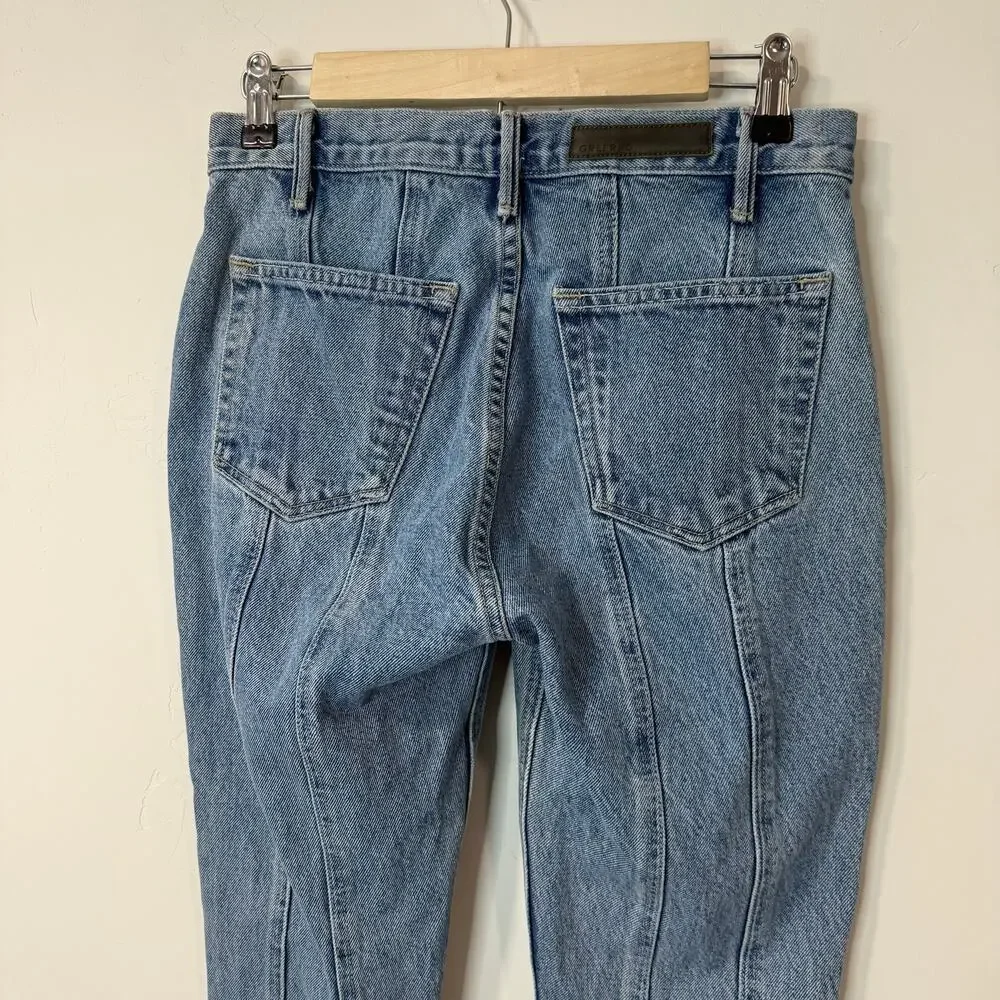 GRLFRND Women's Jeans Monroe Panelled Seamed Catching Feelings Straight Leg 26 - Picture 5 of 10